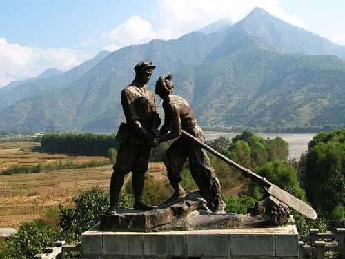 云南红色教育培训基地——石鼓渡口
